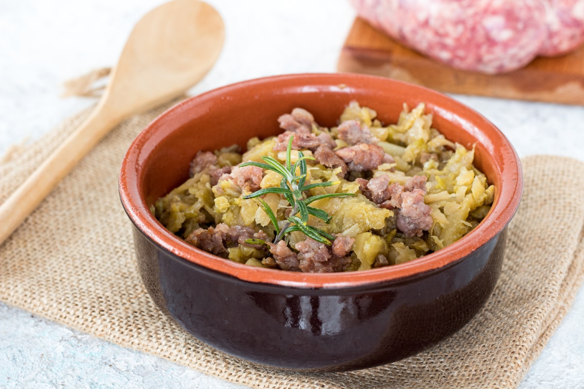 Chou à l'étouffée
