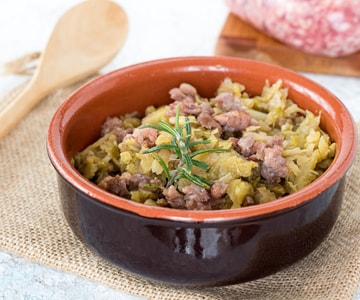 Chou à l'étouffée