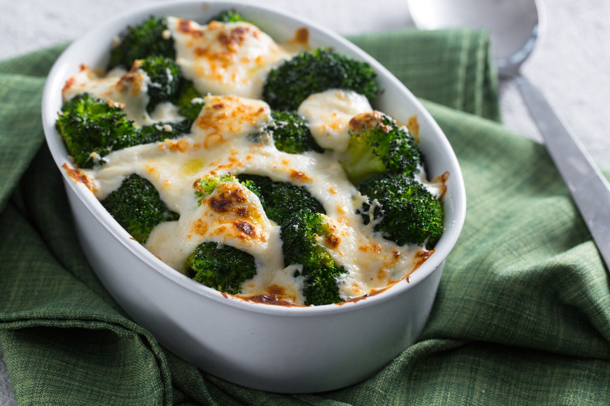 Brocolis gratinés