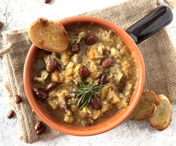 Chou et haricots
