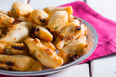 Lamelles de pizza frites