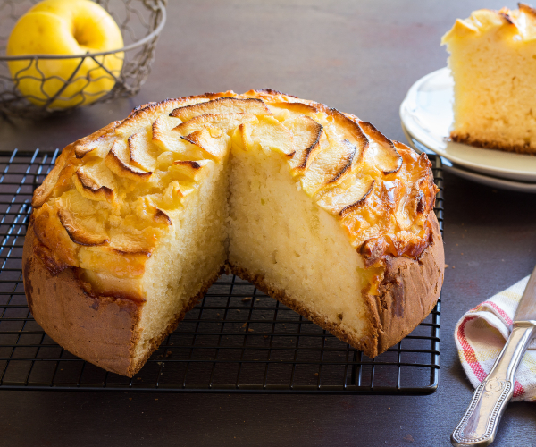 Gâteau à la ricotta et aux pommes