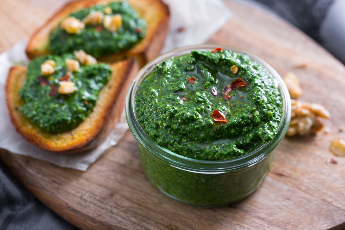 Pesto de chou noir
