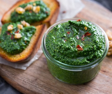 Pesto de chou noir