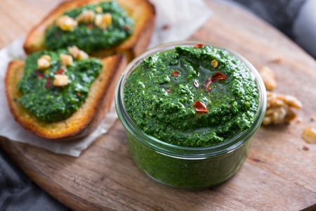Pesto de chou noir