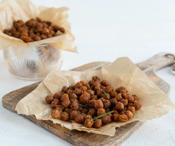 Pois chiches croquants au four