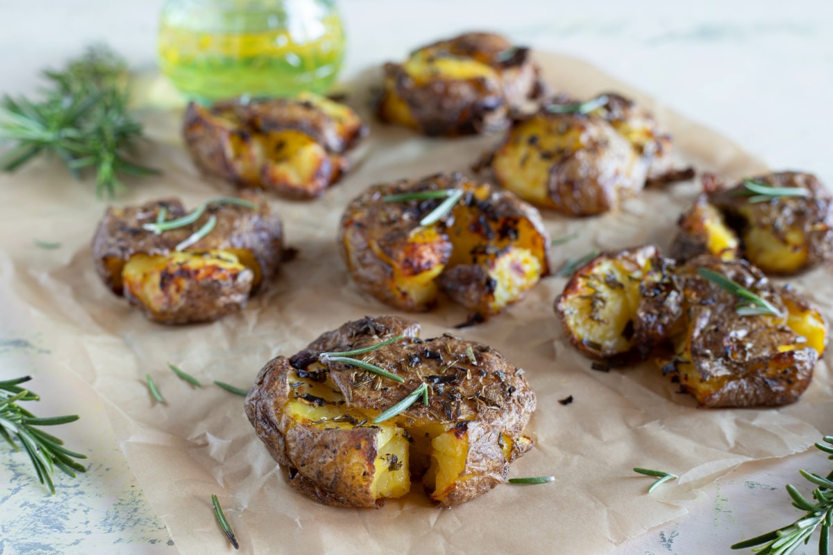 Pommes de terre écrasées