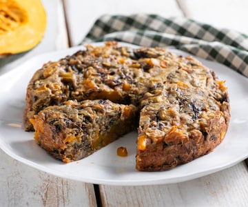 Tarte salée potiron et chicorée