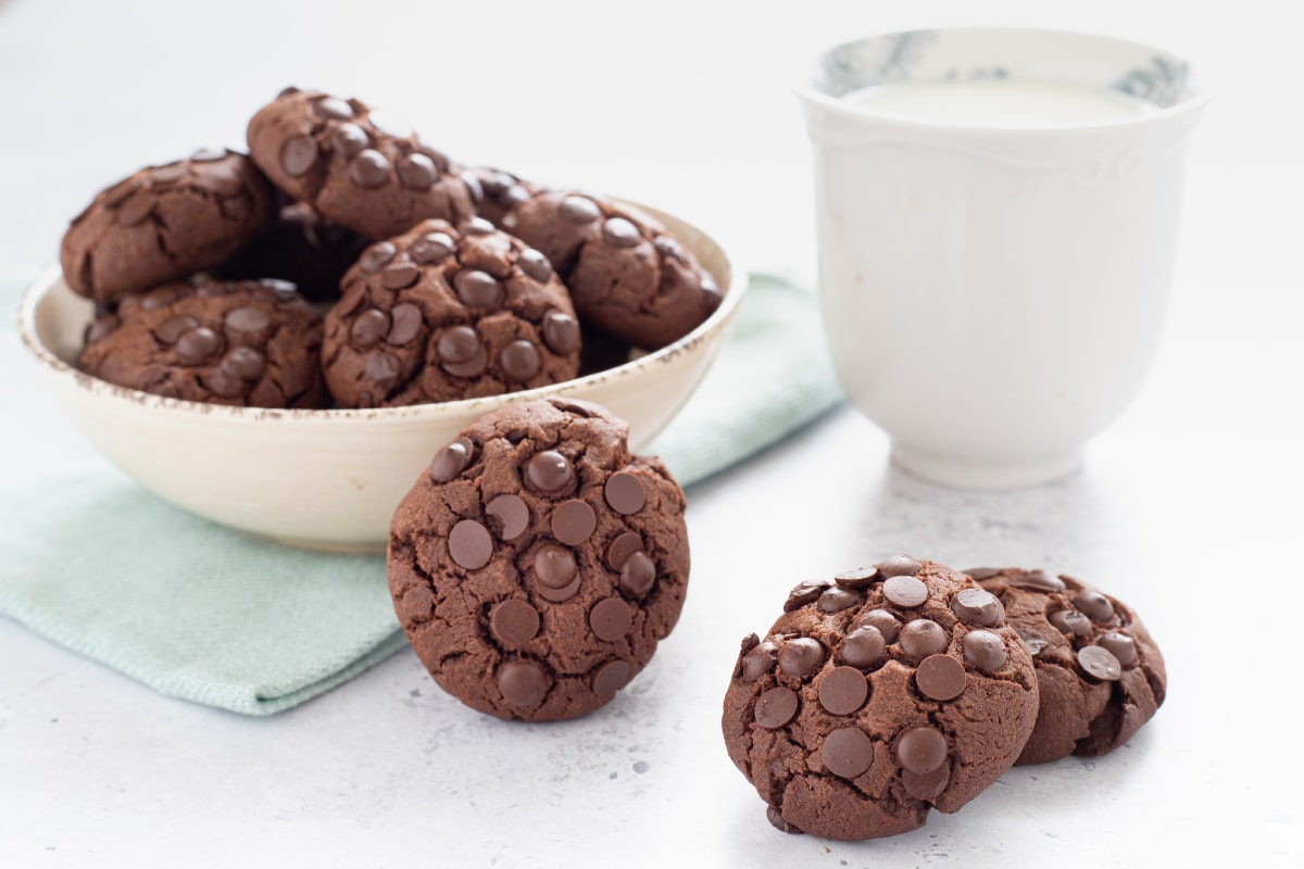 Biscuits au chocolat sans beurre