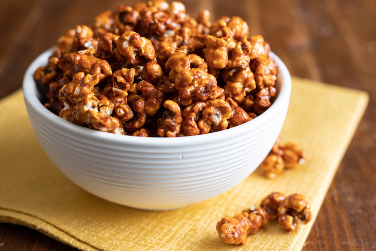 Pop-corn au caramel salé