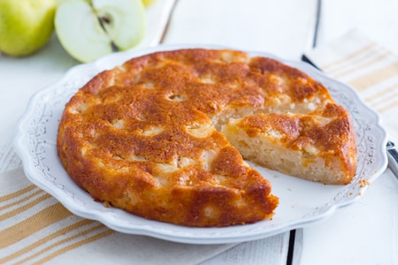 Gâteau aux pommes sans œufs
