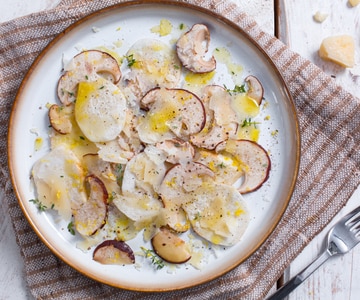 Salade de cèpes et Parmesan