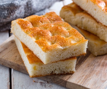 Focaccia sucrée