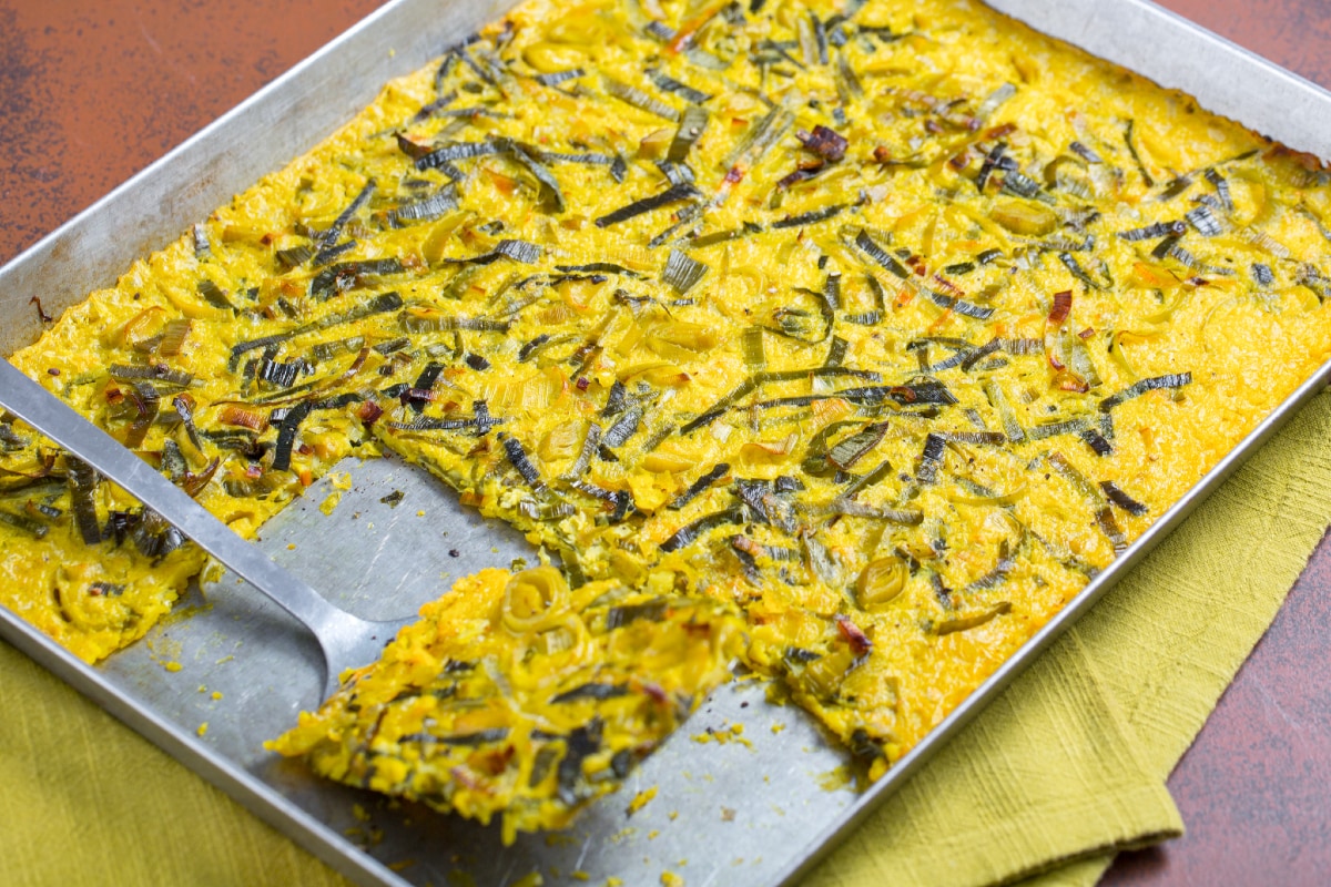 Farinata de poireaux
