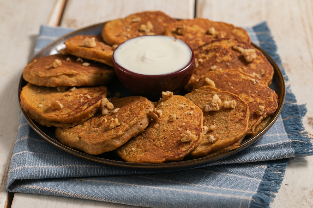 Pancake à la banane et aux carottes
