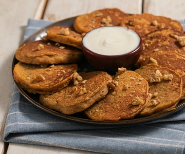 Pancake à la banane et aux carottes