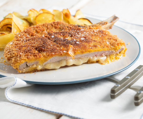 Côtelettes à la valdôtaine