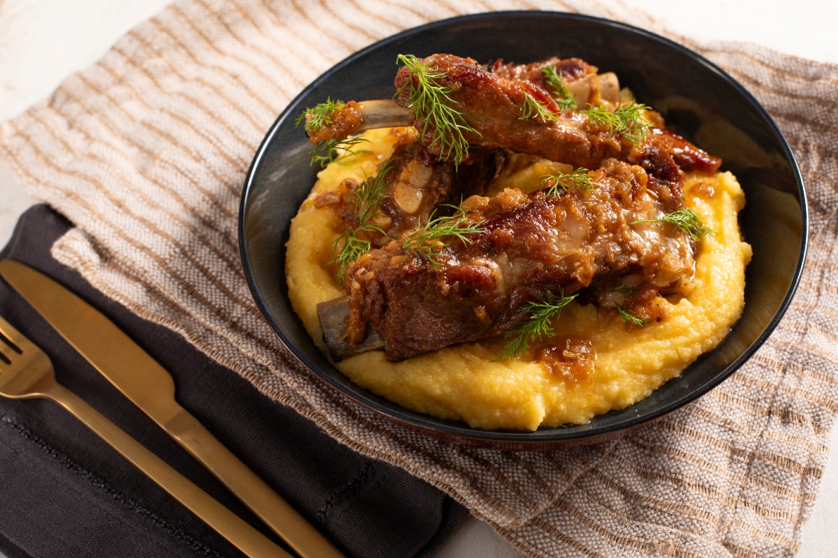 Travers de porc au vin blanc et fenouil sauvage