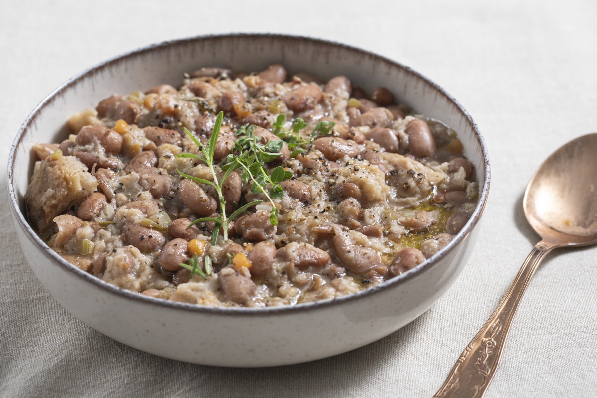 Pain cuit aux haricots
