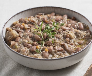 Pain cuit aux haricots