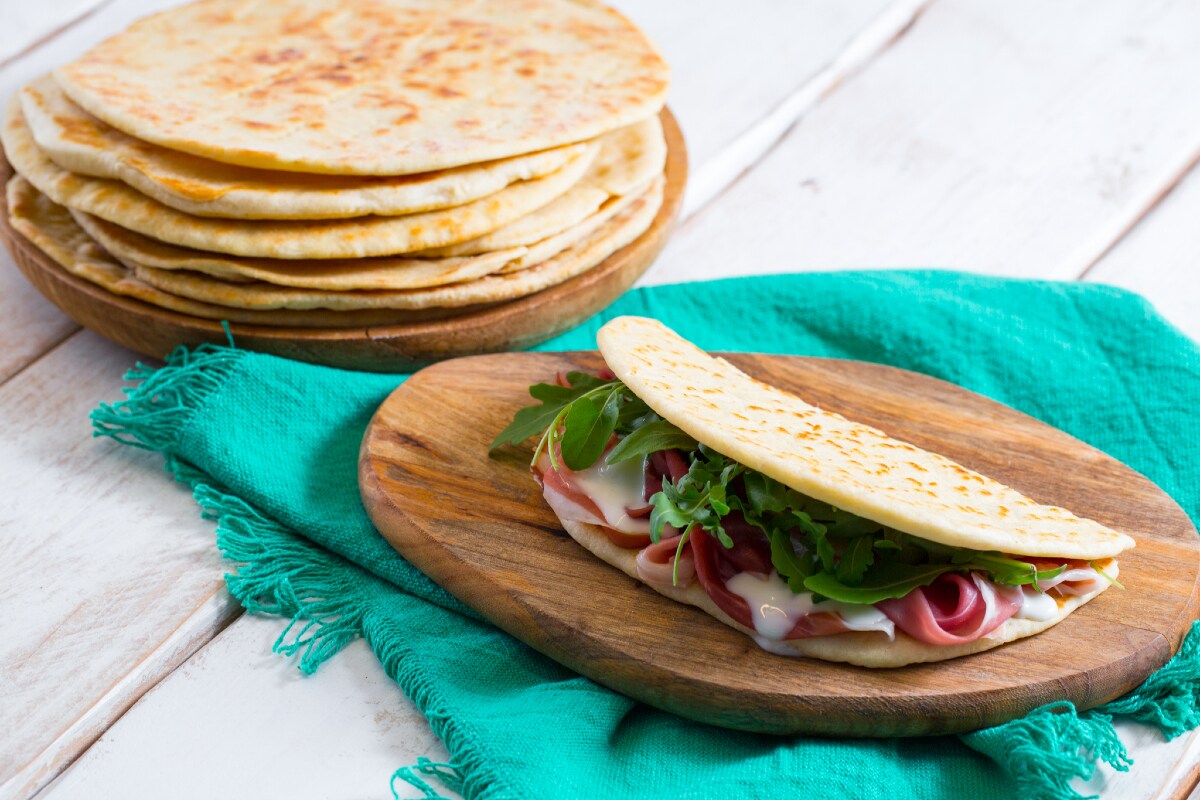Piadina épaisse romagnole