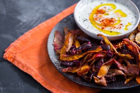 Chips de pelures de légumes