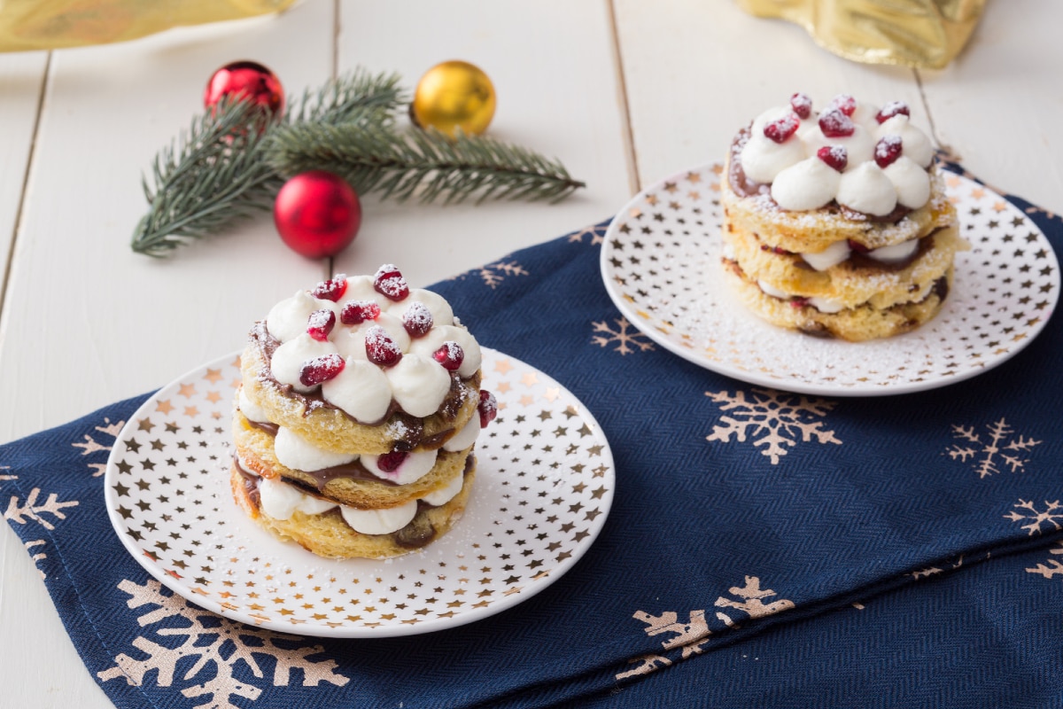 Petits gâteaux de panettone et Nutella®