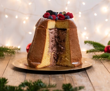 Pandoro farci de Nutella Glace