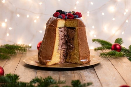 Pandoro farci de Nutella Glace