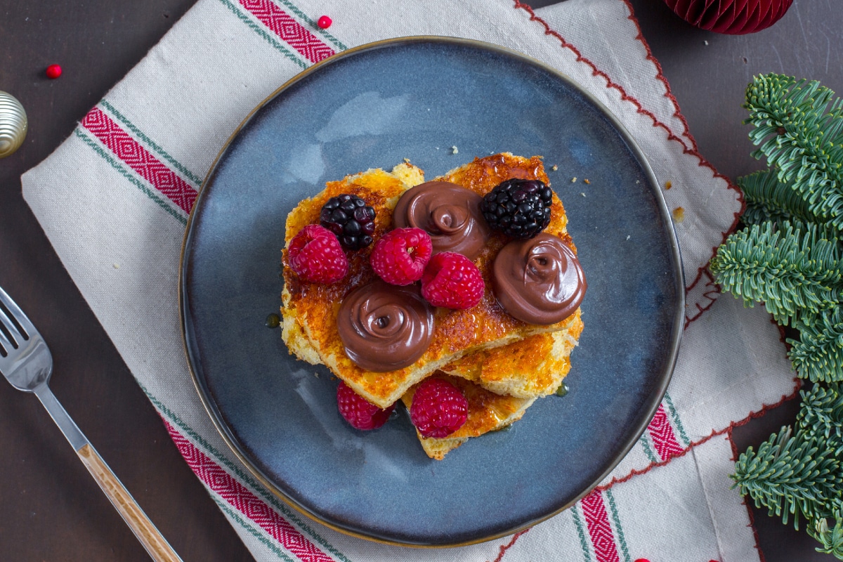 Pain perdu de Pandoro avec Nutella®