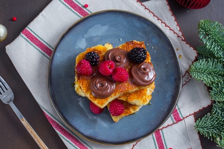 Pain perdu de Pandoro avec Nutella®