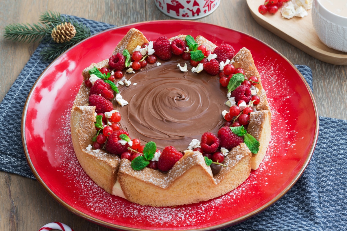 Couronne de pandoro avec Nutella®