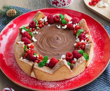 Couronne de pandoro avec Nutella®