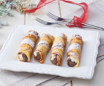 Cannoli de pandoro et Nutella®