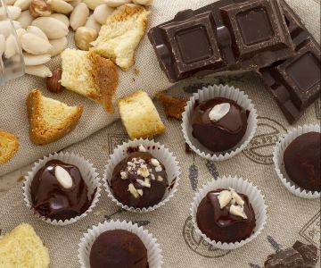 Truffes de pandoro au chocolat