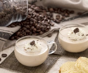 Verrines de pandoro et café