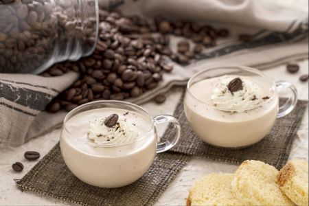 Verrines de pandoro et café