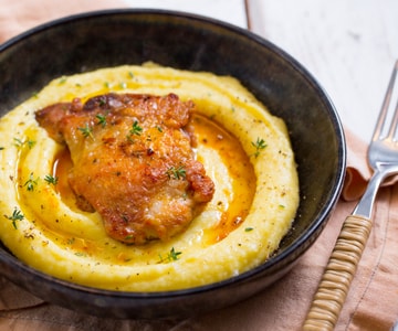 Poulet et purée