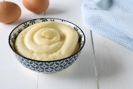 Crème pâtissière avec œufs entiers