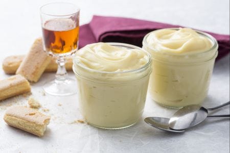 Crème pâtissière au rhum