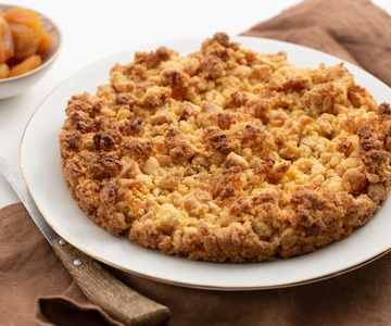 Sbrisolona aux abricots