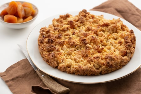 Sbrisolona aux abricots