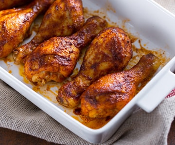 Cuisses de poulet au paprika au four