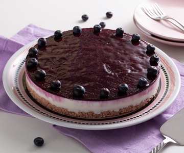 Gâteau à la ricotta et aux myrtilles