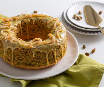 Gâteau à l'orange et aux pistaches