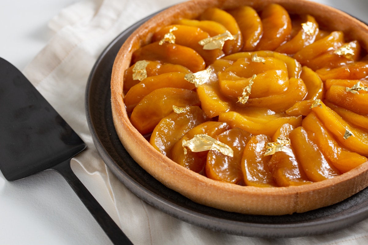 Tarte aux pommes et caramel