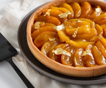 Tarte aux pommes et caramel