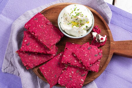 Crackers à la betterave