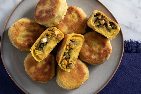 Petits pains végétariens au curry