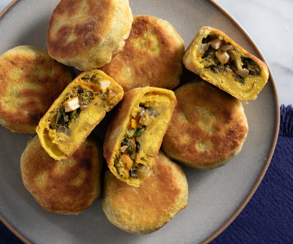 Petits pains végétariens au curry